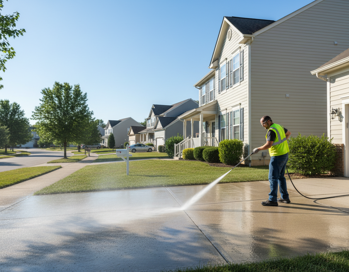 Pressure Washing In Lewis Center